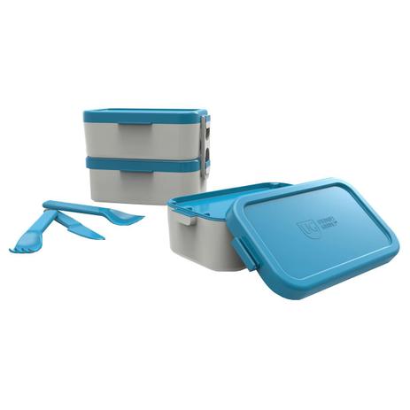 Marmita Bento Box Dupla Azul E Cinza Claro Primacor Anodilar Menor preço em Marmita Bento Box Dupla Azul E Cinza Claro Primacor Anodilar