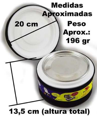 Marmita Térmica Nr16 - Em Alumínio Com Isopor E Bolsa Em Tnt - Boca quente é boa?