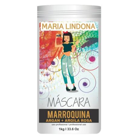 Marroquina Maria Lindona Óleo de Argan e Argila Rosa 1kg Menor preço em Marroquina Maria Lindona Óleo de Argan e Argila Rosa 1kg