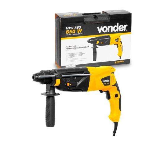 Martelete Perfurador e Rompedor Sds-plus 850w Mpv 853 Vonder Menor preço em Martelete Perfurador e Rompedor Sds-plus 850w Mpv 853 Vonder