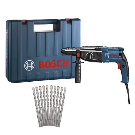Martelete Perfurador Rompedor 820W GBH2-24D com Maleta e 10 Brocas Bosch Menor preço em Martelete Perfurador Rompedor 820W GBH2-24D com Maleta e 10 Brocas Bosch