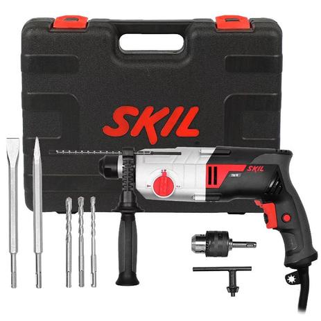 Martelete Profissional Skil SDS Plus 750 Watts com Maleta e Acessorios Menor preço em Martelete Profissional Skil SDS Plus 750 Watts com Maleta e Acessorios