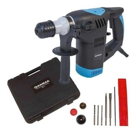 Martelete rotativo rompedor 220v 1500w gamma g1951/br2 Menor preço em Martelete rotativo rompedor 220v 1500w gamma g1951/br2