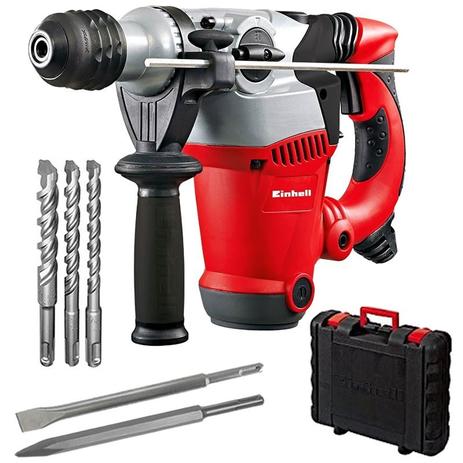 Martelete Rotativo Rompedor Einhell RT-RH 32 1250w Talhadeira+Ponteira+3Brocas Menor preço em Martelete Rotativo Rompedor Einhell RT-RH 32 1250w Talhadeira+Ponteira+3Brocas