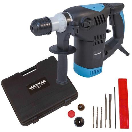 Martelete SDS Plus 1500W Perfurador e Rompedor com Maleta e Kit G1951/BR GAMMA Menor preço em Martelete SDS Plus 1500W Perfurador e Rompedor com Maleta e Kit G1951/BR GAMMA