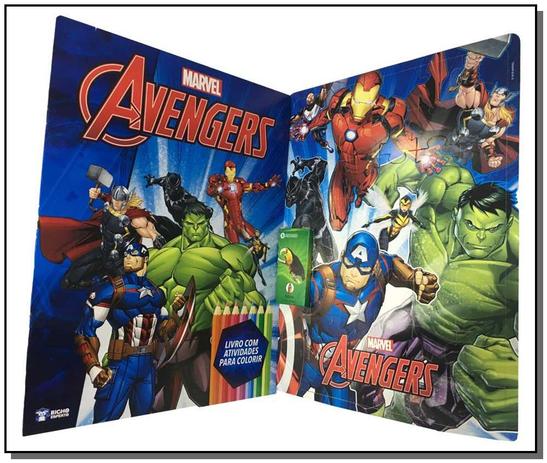 Marvel Kit Diversão - Avengers - Rideel editora ( bicho esperto ) Menor preço em Marvel Kit Diversão - Avengers - Rideel editora ( bicho esperto )