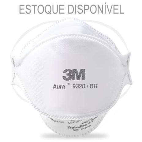 Mascara 3m aura 9320+br branca pff2 (s) Menor preço em Mascara 3m aura 9320+br branca pff2 (s)
