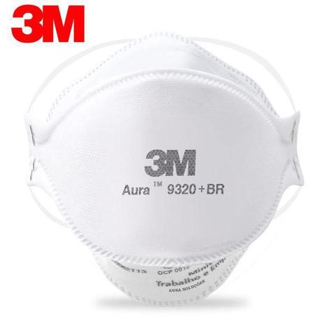 Máscara Aura 3M 9320 Pff2 Branca Menor preço em Máscara Aura 3M 9320 Pff2 Branca