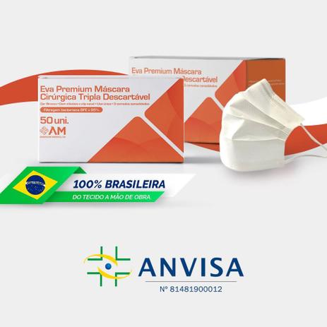 Máscara Cirúrgica Descartável 3 Camadas - Caixa 50 Unidades - American Medical Menor preço em Máscara Cirúrgica Descartável 3 Camadas - Caixa 50 Unidades - American Medical