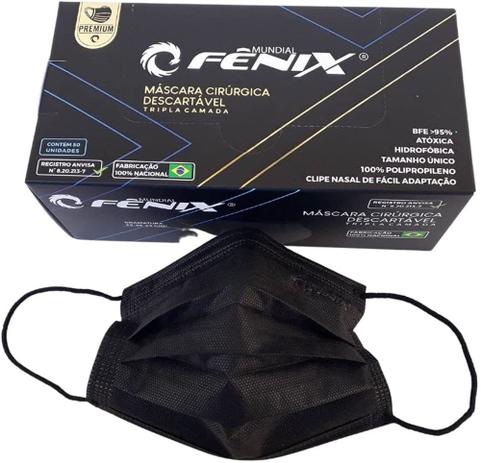 Mascara Cirúrgica Descartável Tripla Camada com Clip Nasal - Caixa 50 UN - Mundial Fenix - Mundial Fênix Menor preço em Mascara Cirúrgica Descartável Tripla Camada com Clip Nasal - Caixa 50 UN - Mundial Fenix - Mundial Fênix