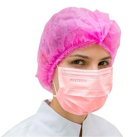 Máscara Cirúrgica Tripla Descartável Elástico Rosa 50 unds ProtDesc é boa?