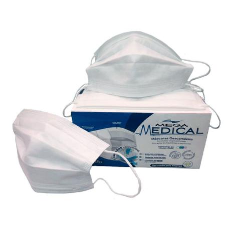 Máscara Cirúrgica Tripla Proteção e Ajuste Nasal 50 unidades - Mega Medical é boa?
