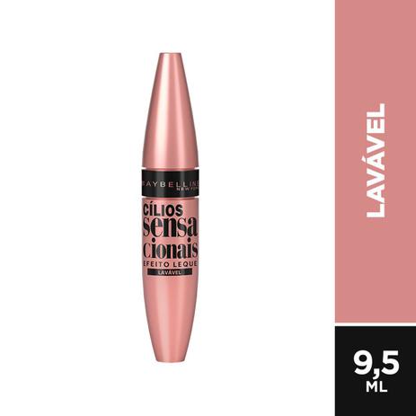 Máscara de Cílios Maybelline Cílios Sensacionais Lavável