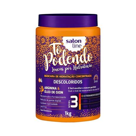 Máscara De Hidratação Descoloridos Nível 03 Tô Podendo Salon Line 1kg Menor preço em Máscara De Hidratação Descoloridos Nível 03 Tô Podendo Salon Line 1kg