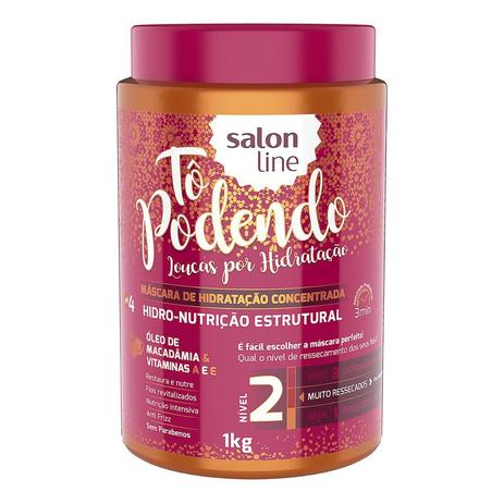 Máscara De Hidratação Hidro-nutrição Estrutural Nível 02 Tô Podendo Salon Line 1kg Menor preço em Máscara De Hidratação Hidro-nutrição Estrutural Nível 02 Tô Podendo Salon Line 1kg