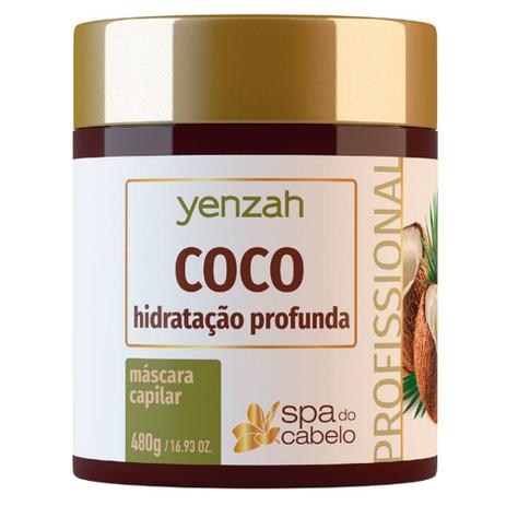 Máscara de Hidratação Profunda Yenzah - SPA do Cabelo Coco Menor preço em Máscara de Hidratação Profunda Yenzah - SPA do Cabelo Coco