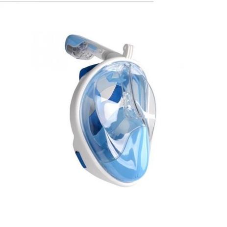 Máscara de Mergulho Subaquática Snorkel azul claro S/M - Free breath Menor preço em Máscara de Mergulho Subaquática Snorkel azul claro S/M - Free breath