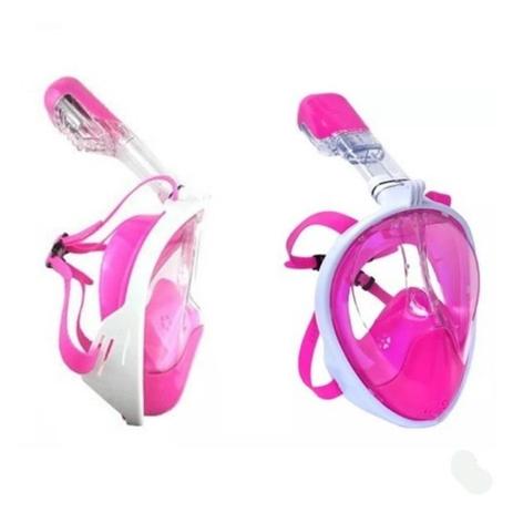 Máscara de Mergulho Subaquática Snorkel com Tubo de Respiraç - Free breath Menor preço em Máscara de Mergulho Subaquática Snorkel com Tubo de Respiraç - Free breath