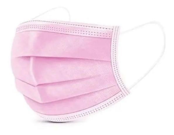 Máscara De Proteção Adulto Rosa Descartável Tripla c 50 und - FABRICADO NO BRASIL Menor preço em Máscara De Proteção Adulto Rosa Descartável Tripla c 50 und - FABRICADO NO BRASIL