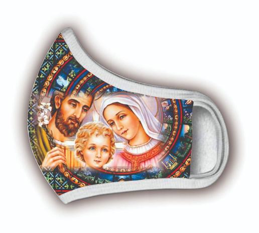 Máscara de Proteção com Estampa Personalizada Sagrada Família - Santa Confecção
