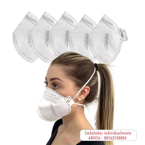Mascara de Protecao N95 com ANVISA e CA - Barone - 5 und Menor preço em Mascara de Protecao N95 com ANVISA e CA - Barone - 5 und