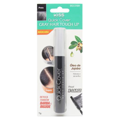 Máscara de Retoque Capilar Kiss NY - Gray Hair Touch Up Menor preço em Máscara de Retoque Capilar Kiss NY - Gray Hair Touch Up