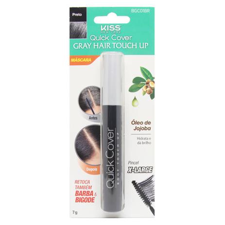 Menor preço em Máscara de Retoque Capilar Kiss NY - Gray Hair Touch Up