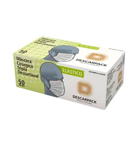 Mascara Descartável Cirúrgica tripla c/filtro, clip nasal e elástico c/50 c/ Anvisa Descarpack é boa?