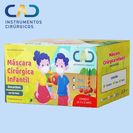 Mascara descartavel clip nasal elastico infantil tripla azul cx c/50 - CAD é boa?