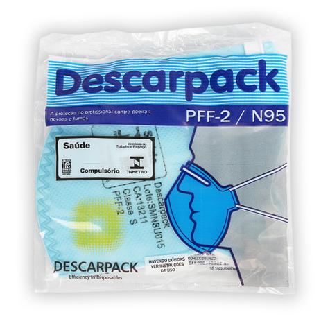 Máscara Descartável N95 Tamanho Regular - Descarpack Menor preço em Máscara Descartável N95 Tamanho Regular - Descarpack