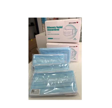Máscara Descartável Tripla BYD Original Azul e/ou Branca é boa?
