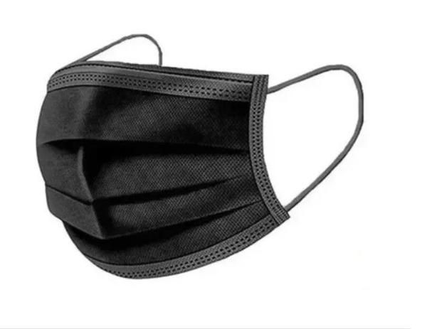 Máscara Descartável Tripla Camada Medical Mask Uso Medico Preto Menor preço em Máscara Descartável Tripla Camada Medical Mask Uso Medico Preto