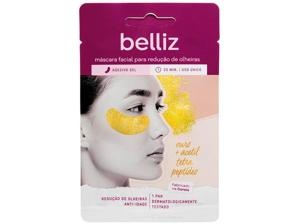 Máscara Facial Anti Olheiras Belliz Ouro 10g Menor preço em Máscara Facial Anti Olheiras Belliz Ouro 10g