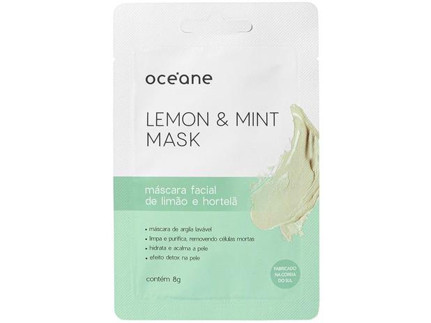 Máscara Facial Hidratação Océane - Lemon And Mint Mask 8g Menor preço em Máscara Facial Hidratação Océane - Lemon And Mint Mask 8g
