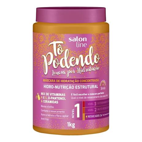 Máscara Hidro Nutrição Salon Line To Podendo 1Kg Nivel 1 Menor preço em Máscara Hidro Nutrição Salon Line To Podendo 1Kg Nivel 1