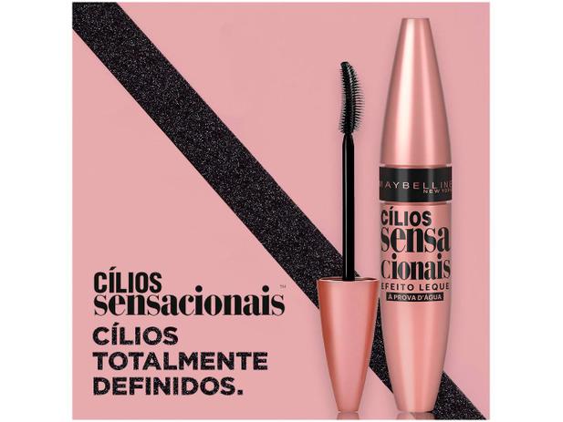 Máscara para Cílios Maybelline NY Sensacionais – à Prova dágua Preto