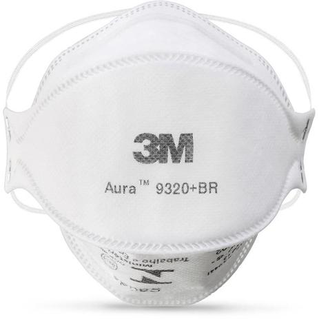 Mascara pff2 3m aura 9320 + br - NACIONAL Menor preço em Mascara pff2 3m aura 9320 + br - NACIONAL