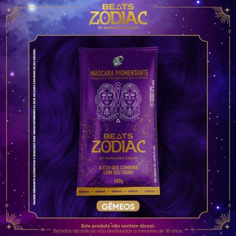 Máscara Pigmentante Beats Zodiac AR - Gêmeos (Roxo) 100g Kamaleão Color é boa?