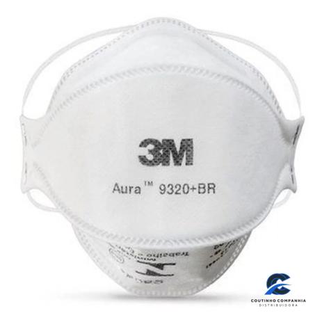 Máscara Respirador 3m Aura 9320 +br Menor preço em Máscara Respirador 3m Aura 9320 +br
