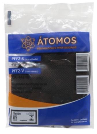 Máscara Respirador Original Pff2 N95 Proteção Respiratória Preto - Atomos Menor preço em Máscara Respirador Original Pff2 N95 Proteção Respiratória Preto - Atomos