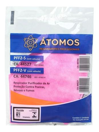 Máscara Respirador Original Pff2 N95 Proteção Respiratória Rosa - Atomos Menor preço em Máscara Respirador Original Pff2 N95 Proteção Respiratória Rosa - Atomos
