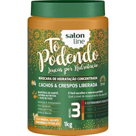 Máscara Tô Podendo Loucas por Hidratação 1kg Salon Line Menor preço em Máscara Tô Podendo Loucas por Hidratação 1kg Salon Line