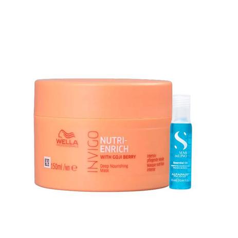 Máscara Wella Nutri-Enrich 150ml e Ampola Alfaparf Menor preço em Máscara Wella Nutri-Enrich 150ml e Ampola Alfaparf