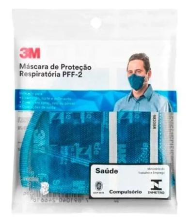 Máscaras proteção respiratória 3m pff2/n95 9820+br azul kit com 10 unidades é boa?