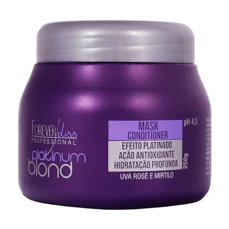 Mask Conditioner Platinum Blond 250g - Forever Liss Professional Menor preço em Mask Conditioner Platinum Blond 250g - Forever Liss Professional
