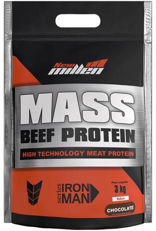 Mass Beef Protein 3kg Chocolate New Millen Menor preço em Mass Beef Protein 3kg Chocolate New Millen