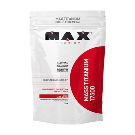 Mass titanium 17500 3kg (refil) - sabor de morango max titanium é boa?