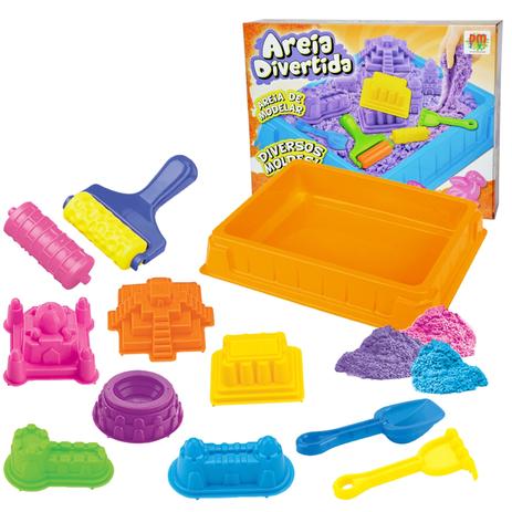Massa areia de modelar divertida com moldes castelo - dm toy - Dm toys Menor preço em Massa areia de modelar divertida com moldes castelo - dm toy - Dm toys