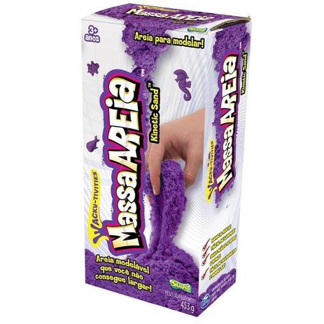 Massa Areia para Modelar Kinetic Sand 453g Roxa - Sunny (areia cinética) - Sunny/spin master Menor preço em Massa Areia para Modelar Kinetic Sand 453g Roxa - Sunny (areia cinética) - Sunny/spin master
