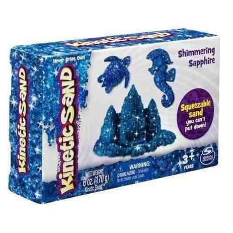 Massa Areia para Modelar Kinetic Sand Azul Brilhante 170g - Sunny (areia cinética) - Sunny/spin master Menor preço em Massa Areia para Modelar Kinetic Sand Azul Brilhante 170g - Sunny (areia cinética) - Sunny/spin master